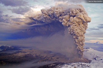 Effects of volcanic ash on Bariloche, Argentina